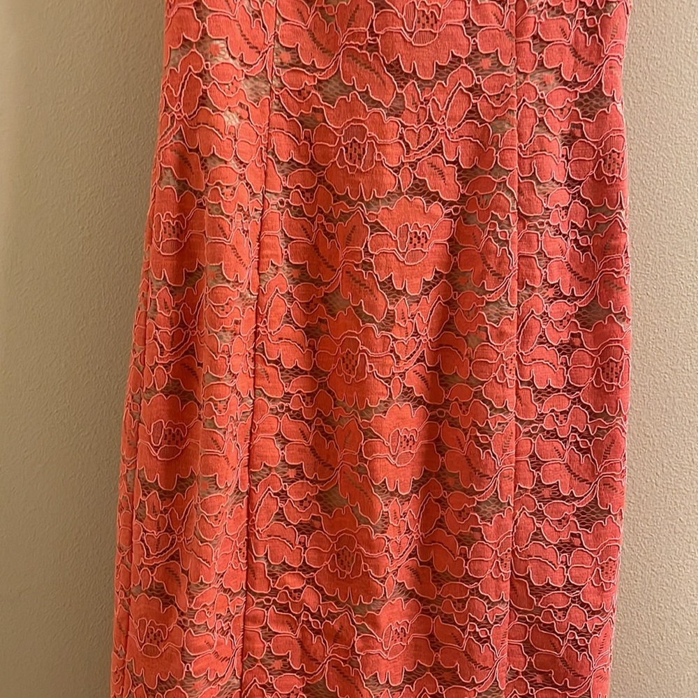 Vince Camuto pink lace dress size 2 - Picture 7 of 14